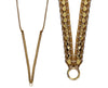 Pilgrim Charm Necklace Chains Necklace For Charms, Black/Gold