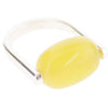 Pilgrim Pure And Precious Unusual Ring With A Stone  That Turns, Yellow/Silver