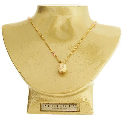 Pilgrim Starball Simple Pendant, Pastel Mix/Gold