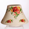 Yankee Candle Shade and tray for Medium Large Candles, Roses