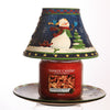 Yankee Candle Shade and tray for Medium Large Candles Christmas