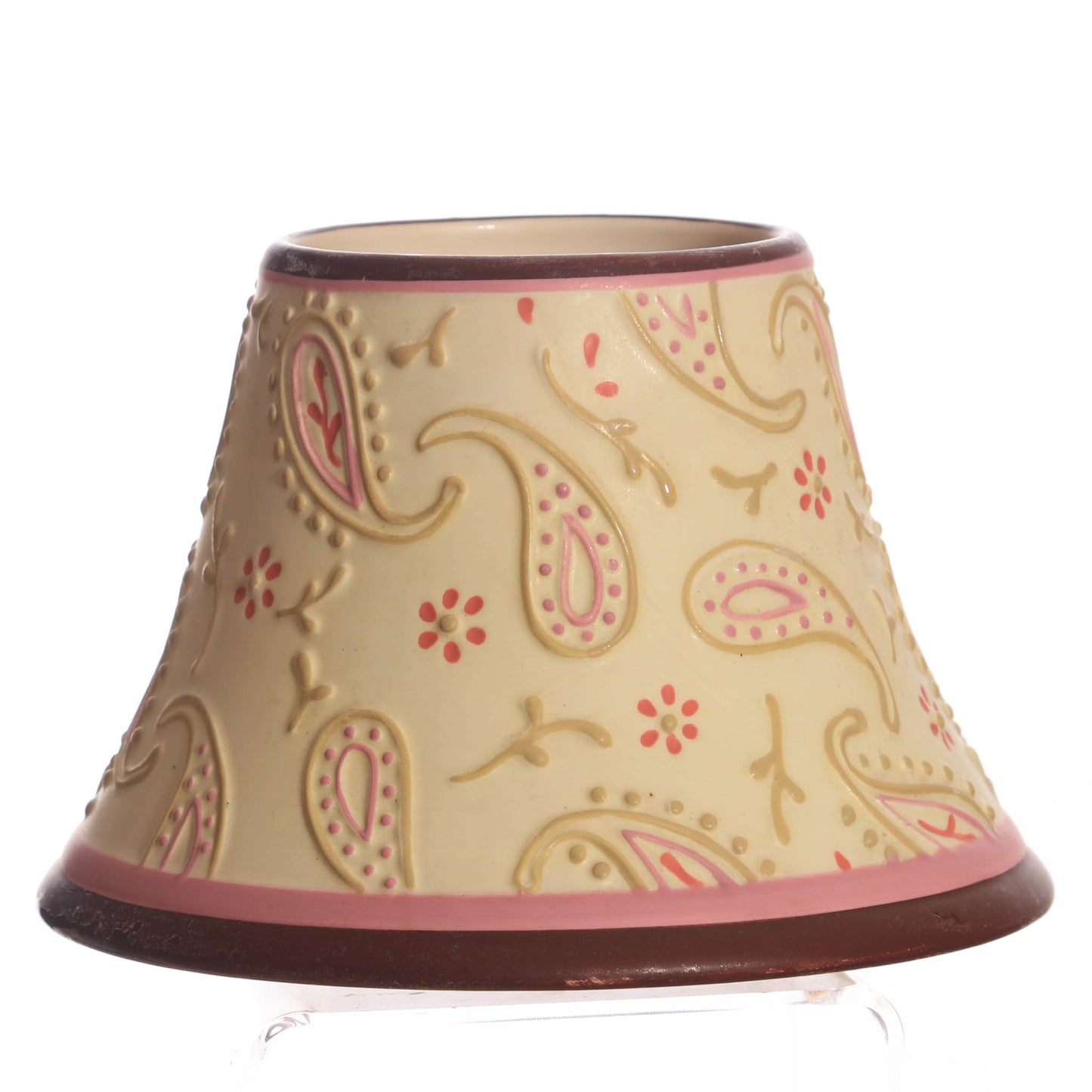 Yankee Candle Shade and tray for Medium Large Candles, Deco Swirl