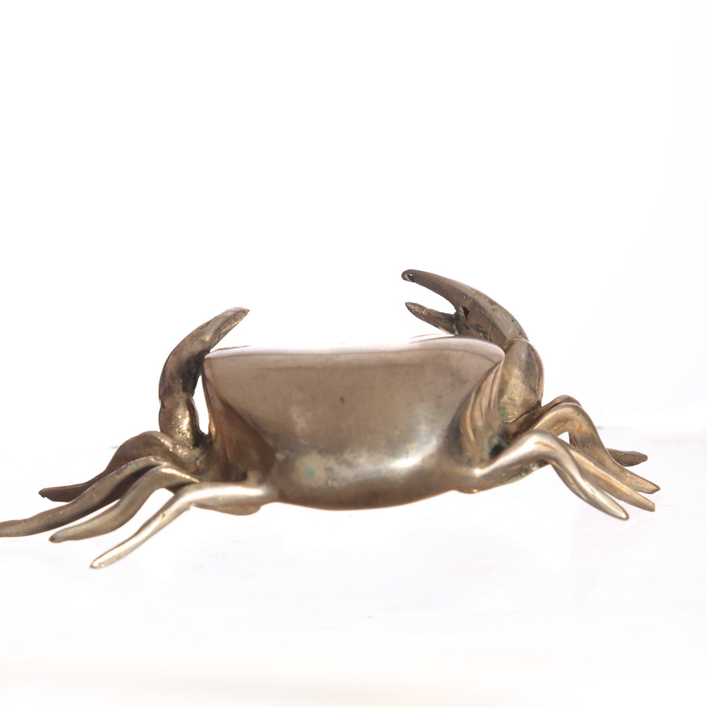 Bronze Crab, Nickel Plated, polished