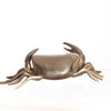 Bronze Crab, Nickel Plated, polished