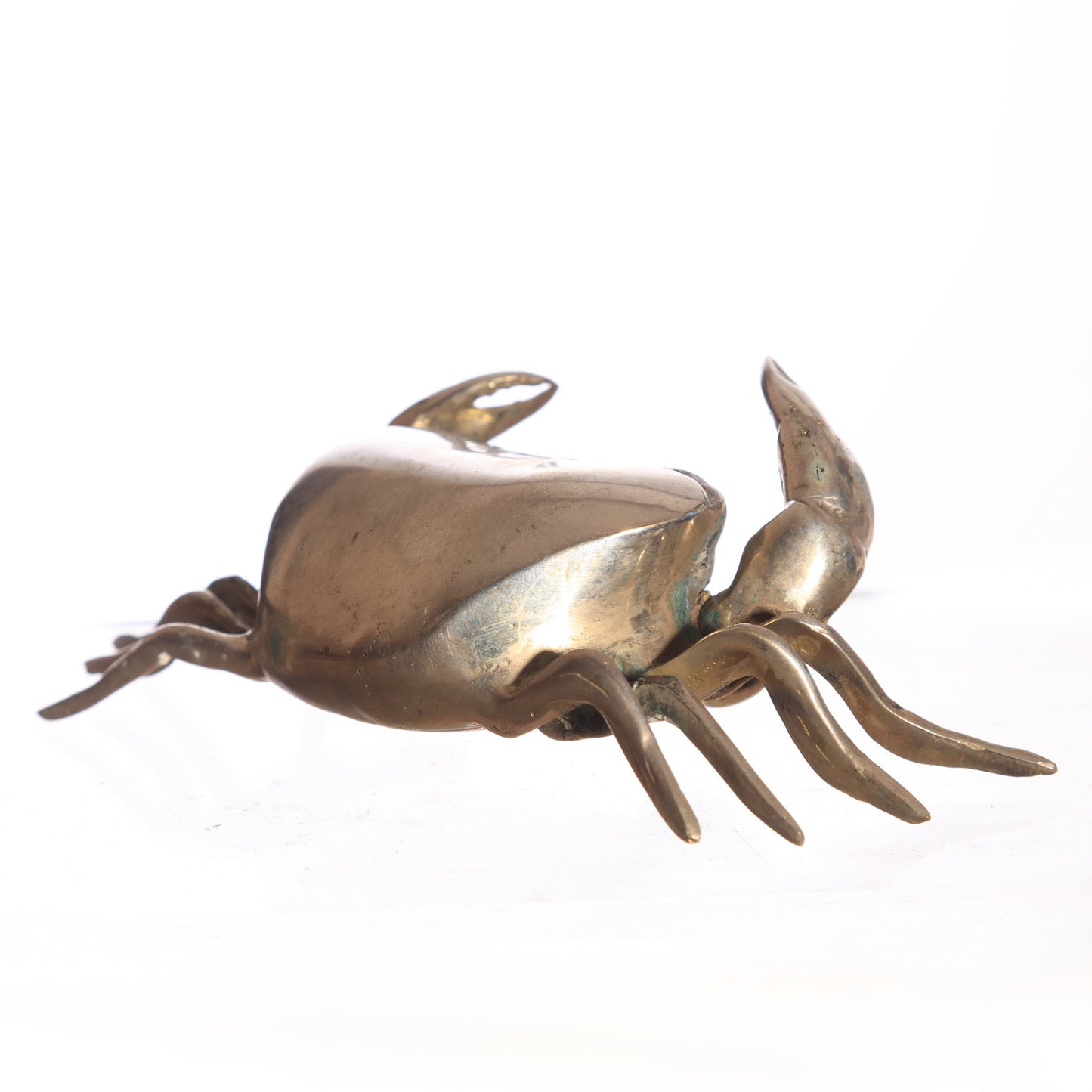 Bronze Crab, Nickel Plated, polished