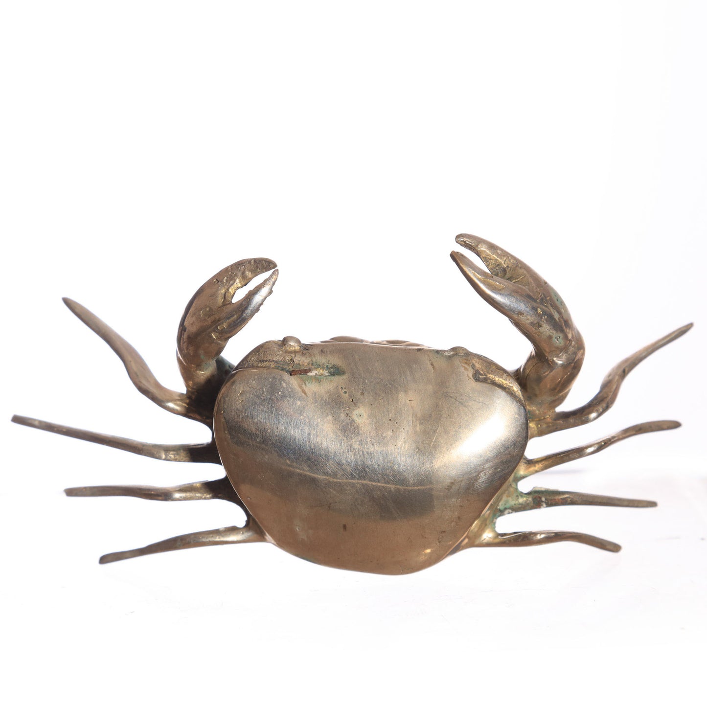 Bronze Crab, Nickel Plated, polished