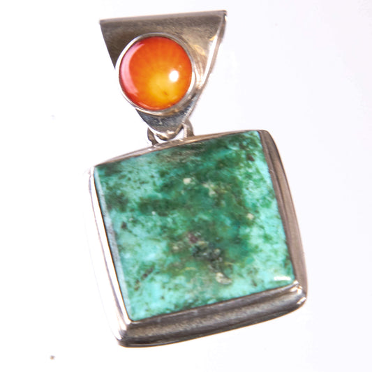 Silver Turquoise Pendant