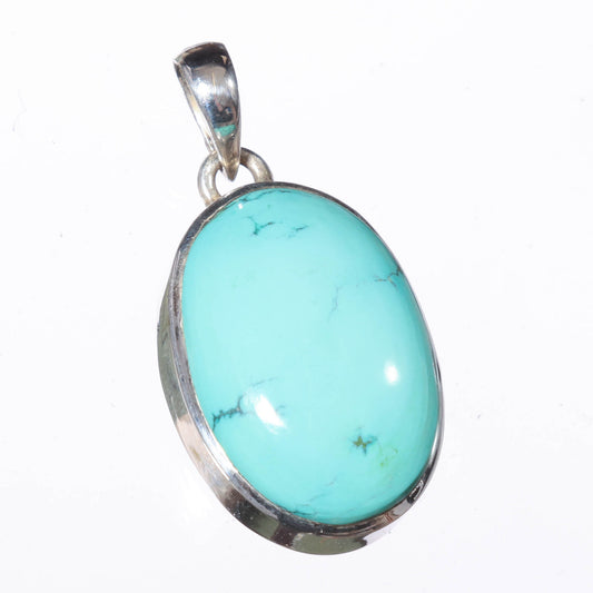 Silver Pendant Turquoise