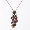 Konplott, Waterfalls Crystal Bunch Pendant Necklace, Dark Multi/Gold