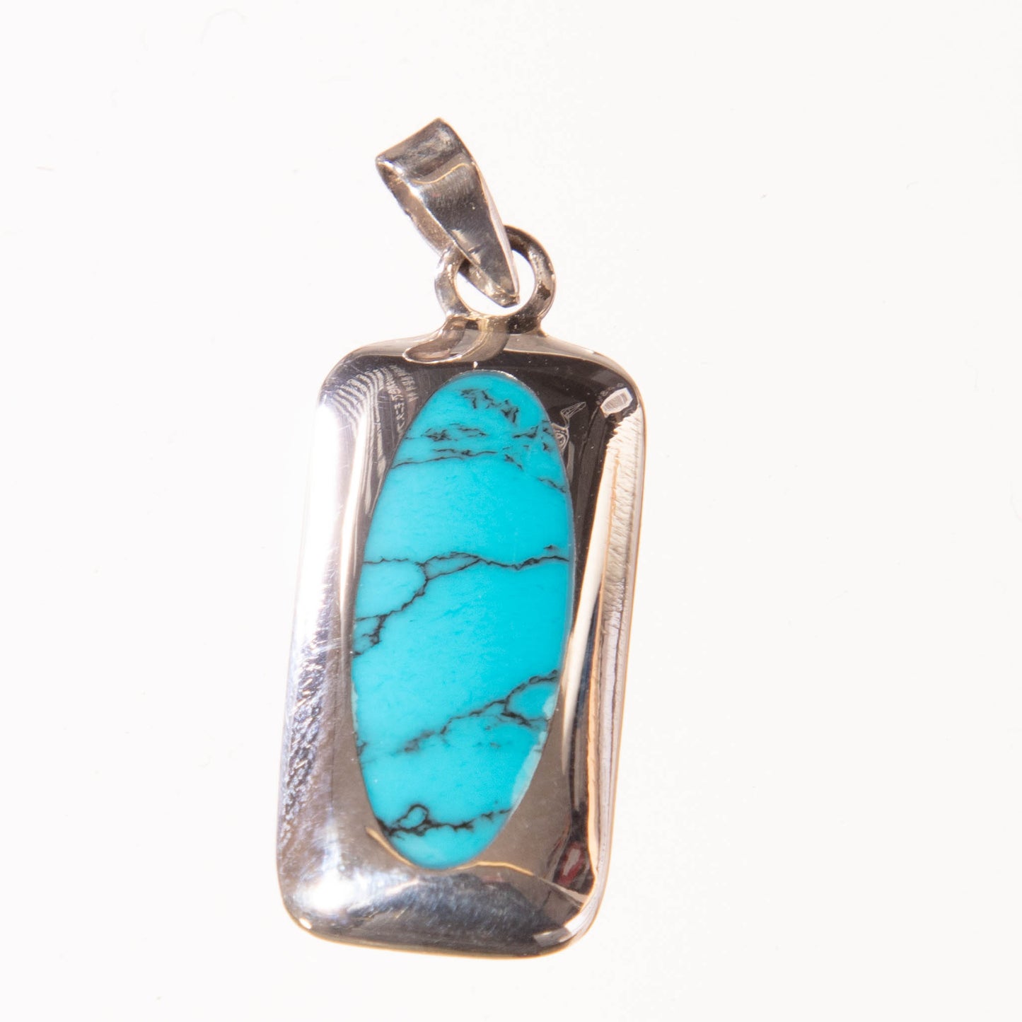 Pendant, Featured Turquoise set in Sterling Silver