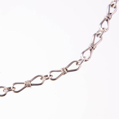 Sterling Silver Split Pin Chain, unusual and bold design