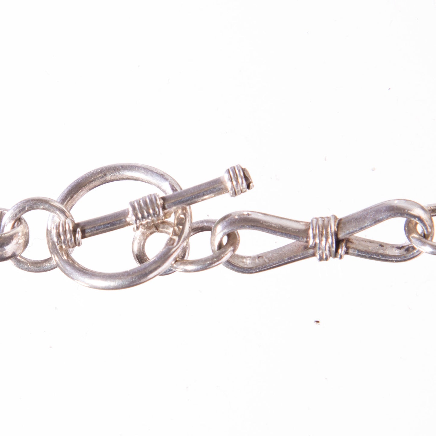 Sterling Silver Split Pin Chain, unusual and bold design