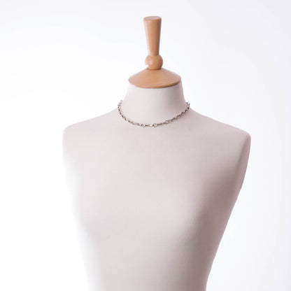 Sterling Silver Split Pin Chain, unusual and bold design