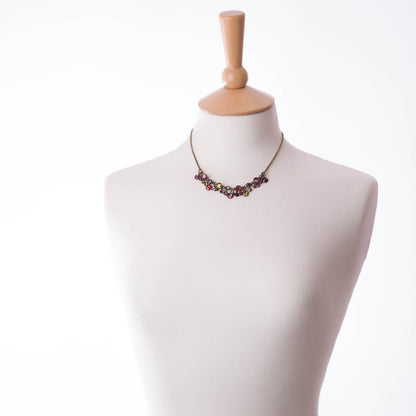 Necklace, Dark Multi/Gold
