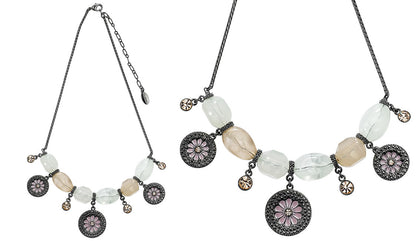 Pilgrim Delightful Allaround Necklace Multi/Hematite