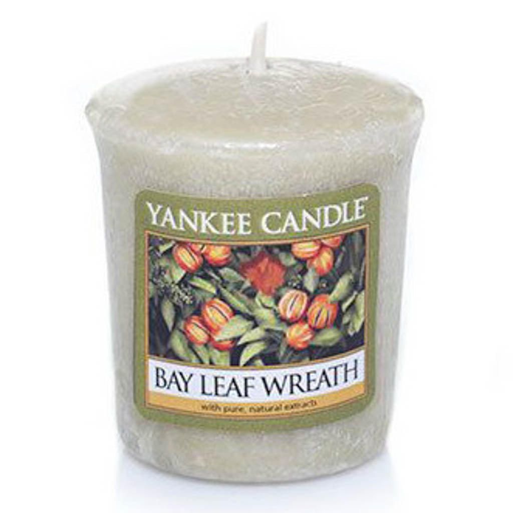 Bay Leaf Wreath , Yankee Candle Votive
