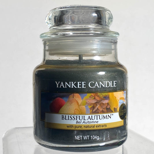 Blissful Autumn Yankee Candle Small Jar