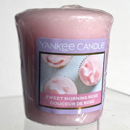 Sweet Morning Rose Yankee Candle Votive