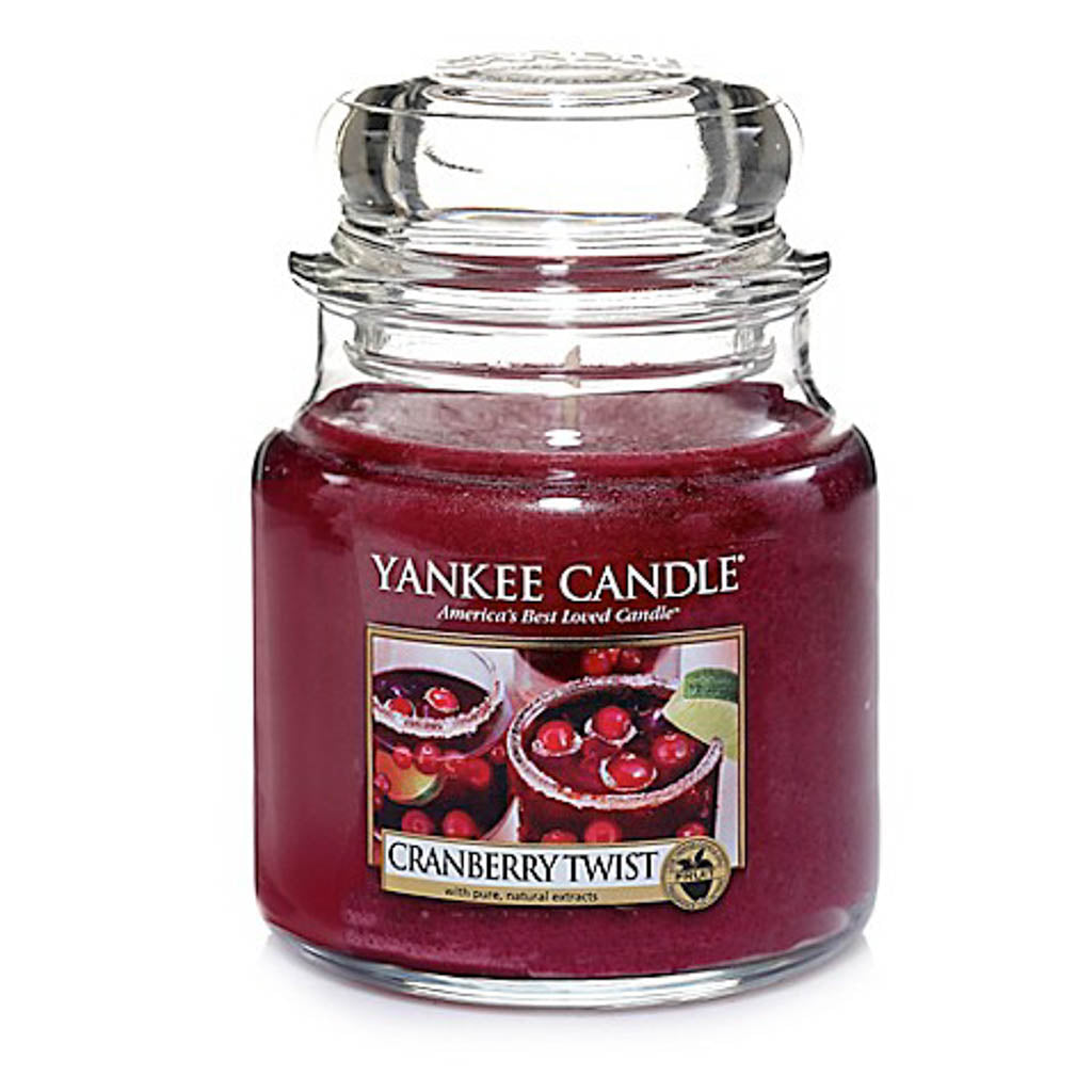 Cranberry Twist, Yankee Candle Medium Jar,