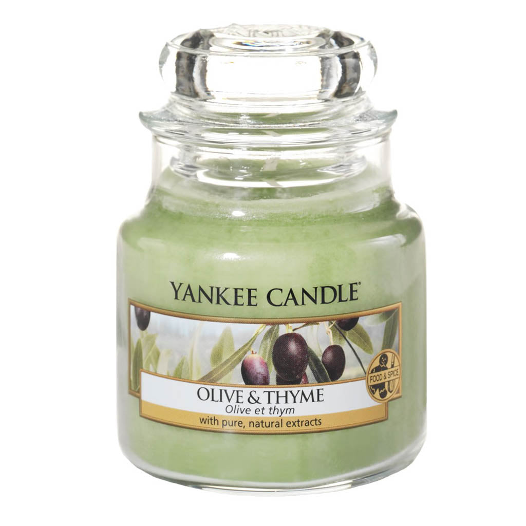 Olive and Tyme, Yankee Candle Medium Jar,