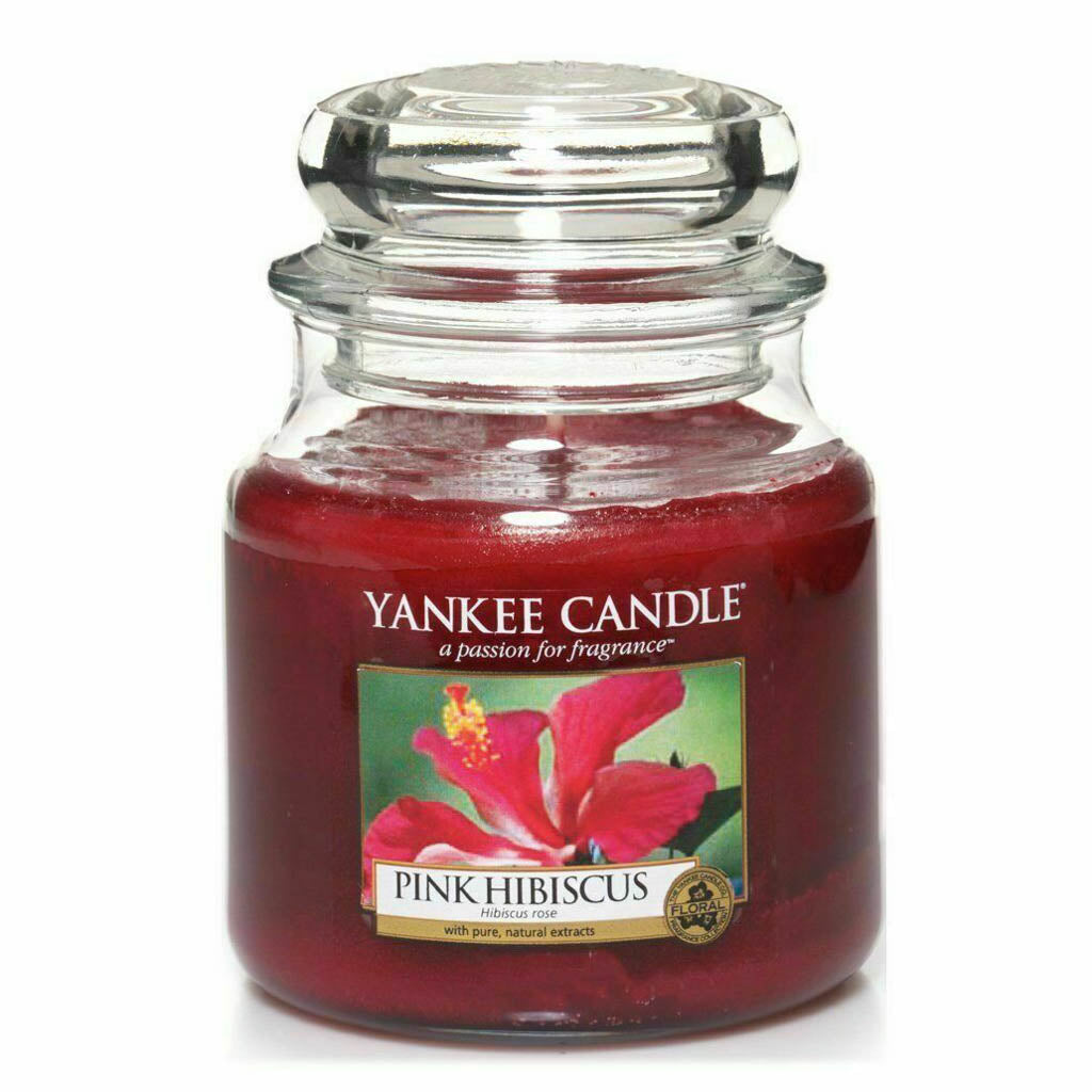 Pink Hibiscus, Yankee Candle Medium Jar,