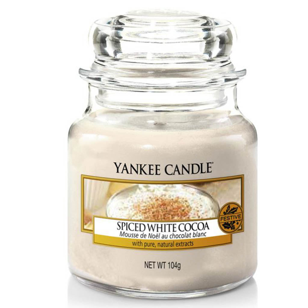 Spiced White Cocoa, Yankee Candle Medium Jar,