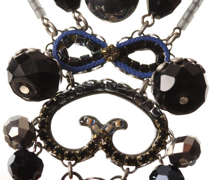 Ayala Bar Phoenix Necklace – Hand-Made Adjustable Black & Silver Drop Pendant Jewellery – product image