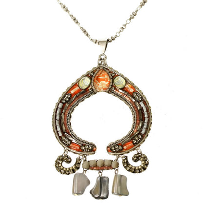 Ayala Bar, Silver Mist Necklace – Very long necklace from the Silver Mist collection.