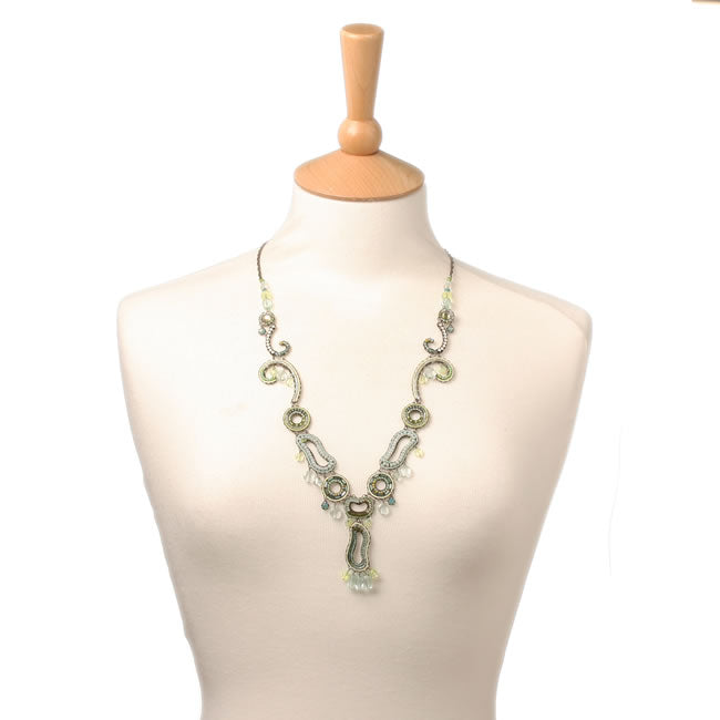 Ayala Bar, Mint and Pearls Necklace