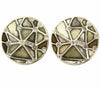 A&C Facettes Lovely Clip-On Earrings, Brown/Silver