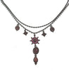 A&C Dracula&#39;s Girl Striking Necklace, Red/Pink/Black