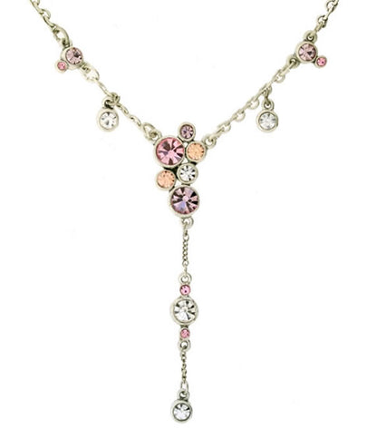 A&C Classic Beauty A Very Pretty Pendant, Rose/Silver