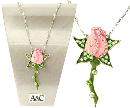 A&C Rosebud Lovely Pendant