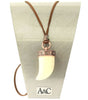 A&C Zanzibar Impresive Necklace, Mint/Copper