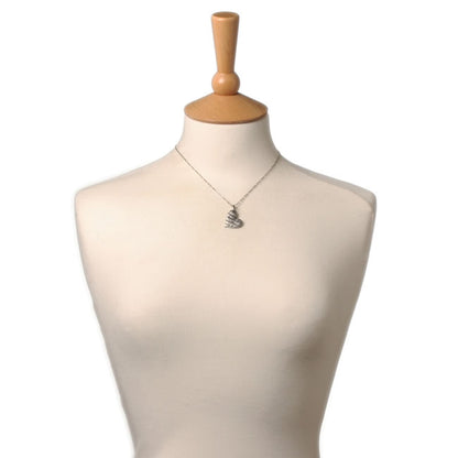 A&C Love Story Small Heart Pendant, Silver