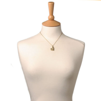 A&C Love Story Small Heart Pendant, Gold