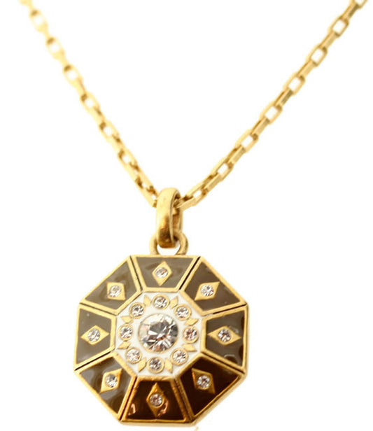 A&C Kaleidoscope Lovely Pendant Necklace, Gold
