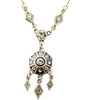A&C Kaleidoscope Pretty Drop Pendant Necklace, Silver