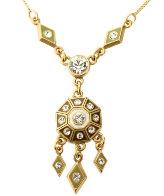 A&C Kaleidoscope Pretty Drop Pendant Necklace, Gold