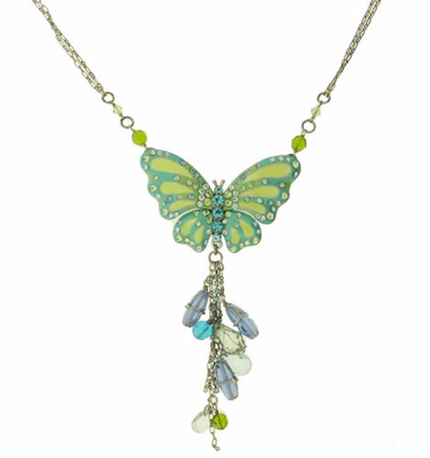 A&C Shabby Chic Butterfly Necklace