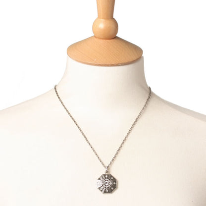 A&C Kaleidoscope Lovely Pendant Necklace, Silver