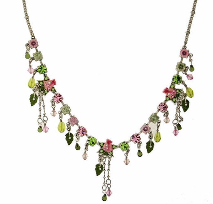 A&C Rosebud Elaborate All Around Necklace