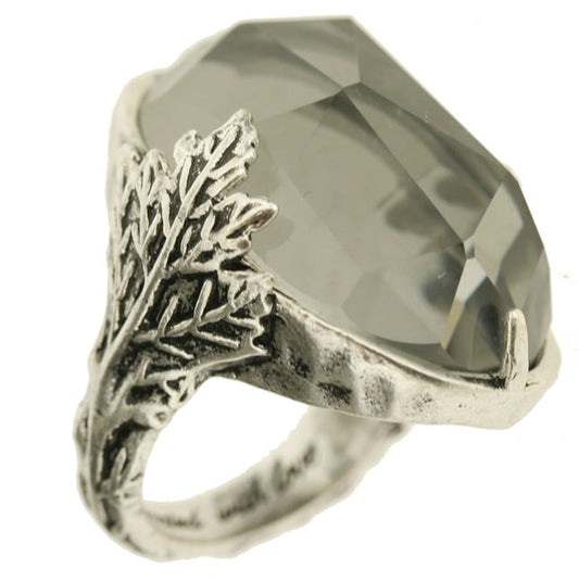 A&C Maple Leaf, Stunning  Ring, Grey/Silver