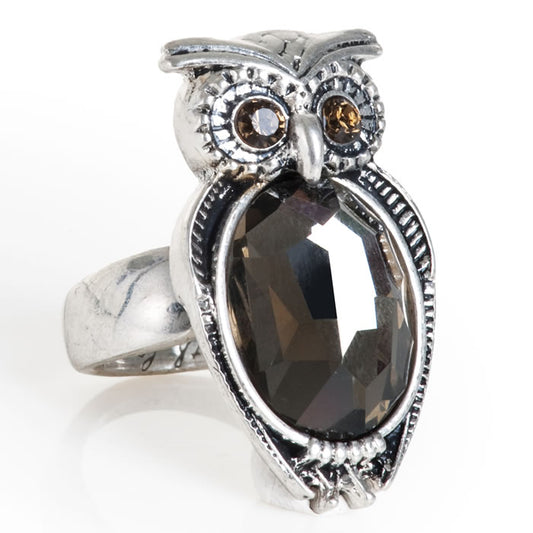 A&C Owl Adjustable Ring