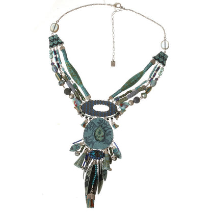 Ayala Bar, Paisley Necklace – The most elaborate Necklace from the Paisley collection, the centre drop measure
