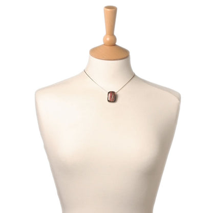 Dichroic Pendant set in Silver