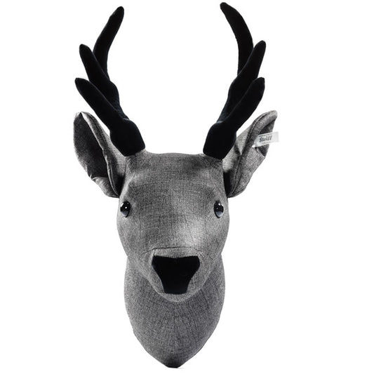 Selection stag head decoration graphite Enchanted forest