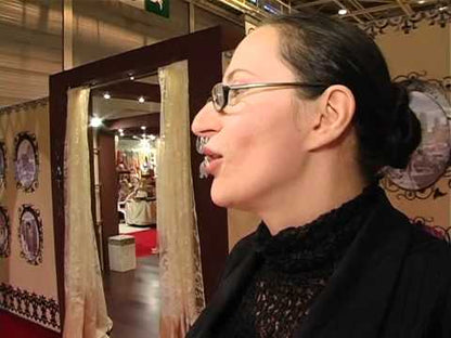 Bunch Earrings on Studs, Dark Multi/Gold