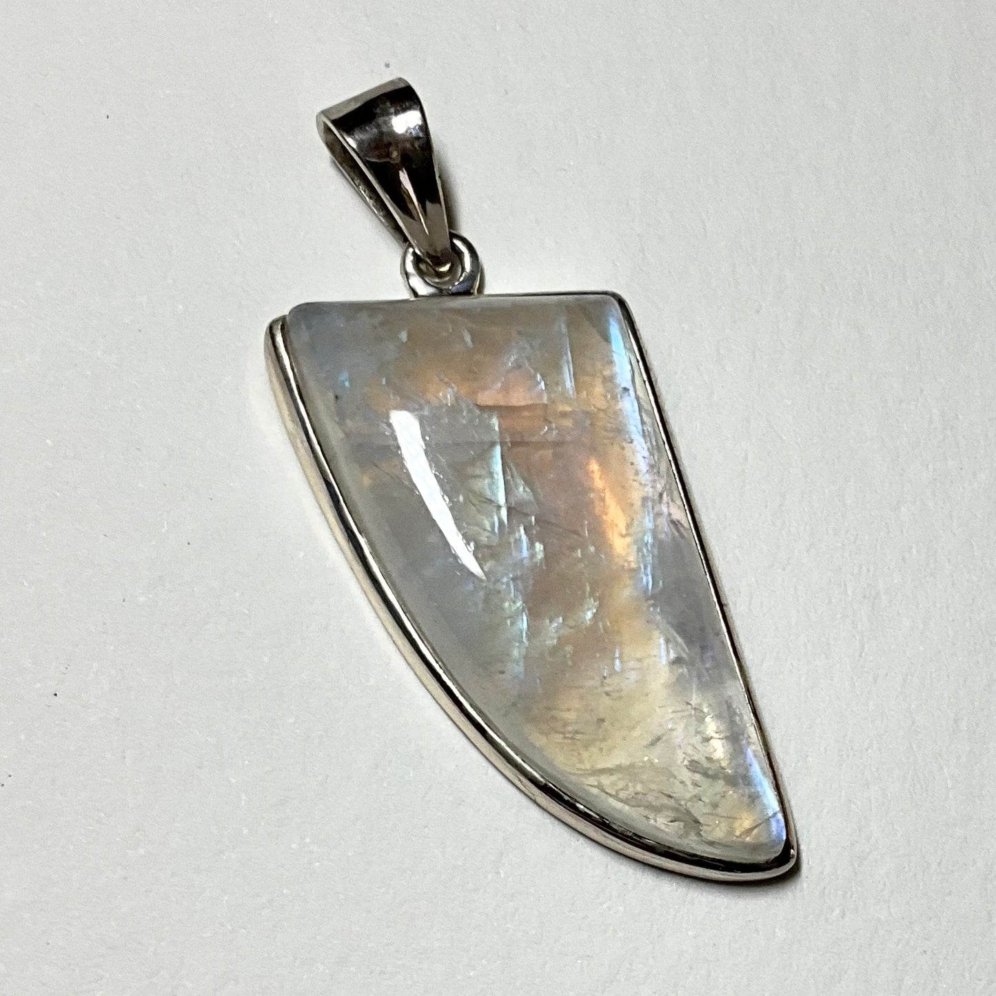 Moonstone and Sterling Silver Pendant