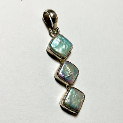 Pearl and Sterling Silver Pendant